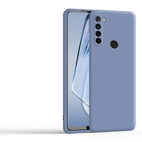 Funda Silicona Ultrafina Goma 360 Grados Carcasa YK4 para Xiaomi Redmi Note 8 (2021) Gris Lavanda