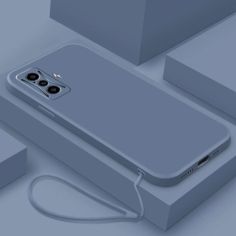 Funda Silicona Ultrafina Goma 360 Grados Carcasa YK5 para Xiaomi Poco F4 GT 5G Gris Lavanda