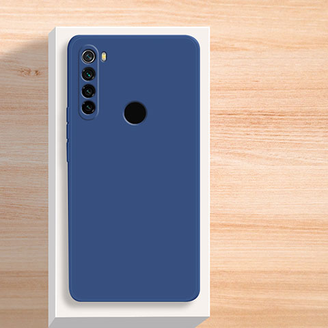 Funda Silicona Ultrafina Goma 360 Grados Carcasa YK5 para Xiaomi Redmi Note 8 (2021) Azul