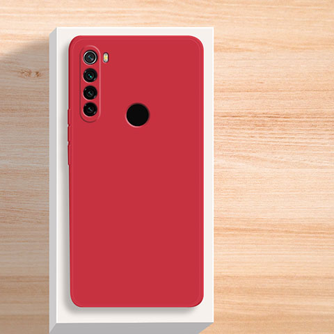 Funda Silicona Ultrafina Goma 360 Grados Carcasa YK5 para Xiaomi Redmi Note 8 (2021) Rojo