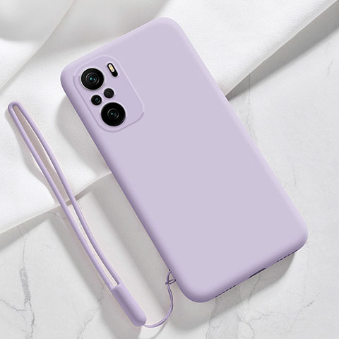 Funda Silicona Ultrafina Goma 360 Grados Carcasa YK6 para Xiaomi Mi 11X Pro 5G Purpura Claro