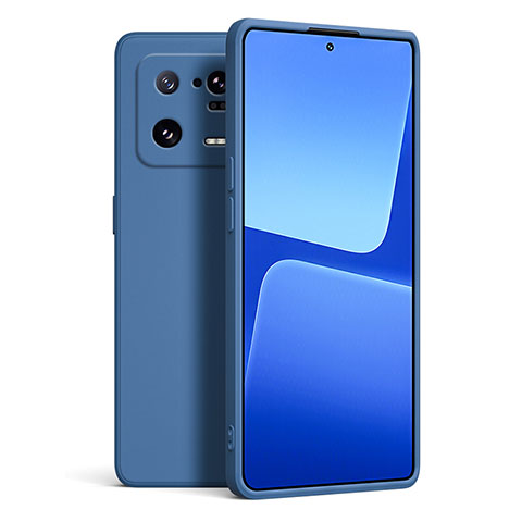 Funda Silicona Ultrafina Goma 360 Grados Carcasa YK6 para Xiaomi Mi 13 Pro 5G Azul