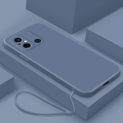 Funda Silicona Ultrafina Goma 360 Grados Carcasa YK6 para Xiaomi Redmi 12C 4G Gris Lavanda