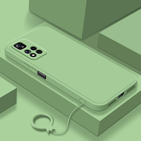 Funda Silicona Ultrafina Goma 360 Grados Carcasa YK8 para Xiaomi Redmi Note 11 Pro+ Plus 5G Menta Verde