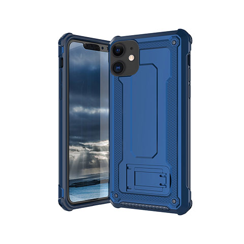 Funda Silicona Ultrafina Goma 360 Grados Carcasa Z01 para Apple iPhone 11 Azul