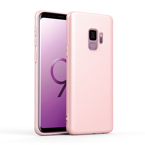 Funda Silicona Ultrafina Goma 360 Grados para Samsung Galaxy S9 Rosa