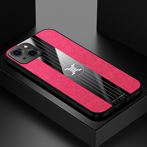 Funda Silicona Ultrafina Goma Carcasa A04 para Apple iPhone 13 Mini Rojo