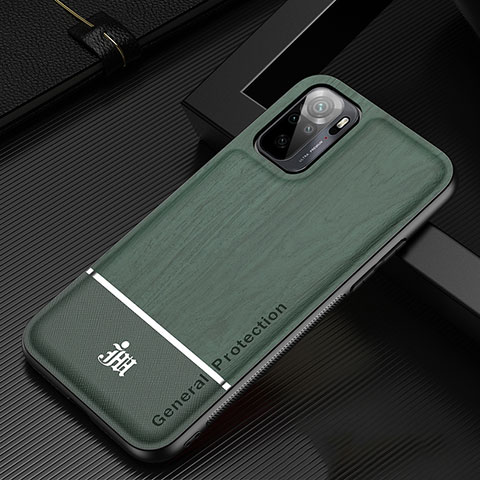 Funda Silicona Ultrafina Goma Carcasa JM1 para Xiaomi Redmi Note 10 4G Verde