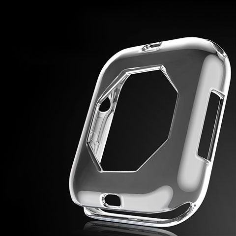 Funda Silicona Ultrafina Goma Carcasa S01 para Apple iWatch 4 44mm Gris