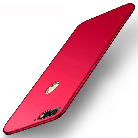 Funda Silicona Ultrafina Goma Carcasa S01 para Huawei Enjoy 8e Rojo