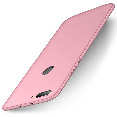 Funda Silicona Ultrafina Goma Carcasa S01 para Huawei Honor 8 Pro Rosa