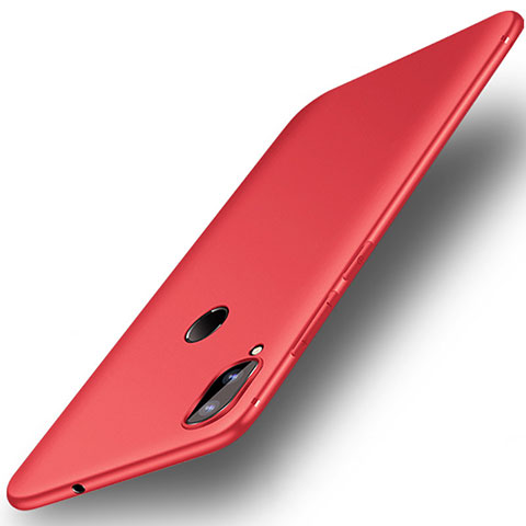 Funda Silicona Ultrafina Goma Carcasa S01 para Huawei Honor Play Rojo