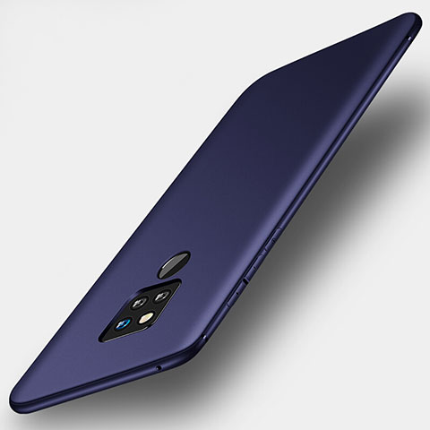 Funda Silicona Ultrafina Goma Carcasa S01 para Huawei Mate 20 X Azul