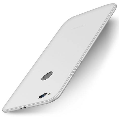 Funda Silicona Ultrafina Goma Carcasa S01 para Huawei P8 Lite (2017) Blanco