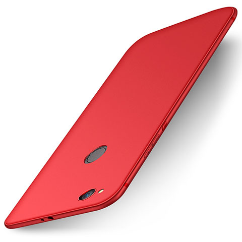 Funda Silicona Ultrafina Goma Carcasa S01 para Huawei P8 Lite (2017) Rojo