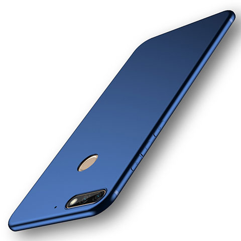 Funda Silicona Ultrafina Goma Carcasa S01 para Huawei Y7 (2018) Azul