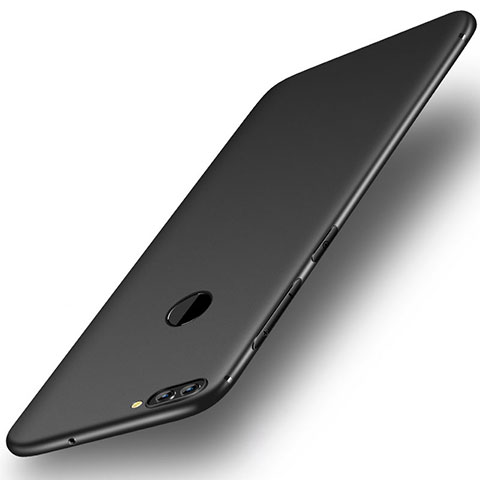 Funda Silicona Ultrafina Goma Carcasa S01 para Huawei Y9 (2018) Negro