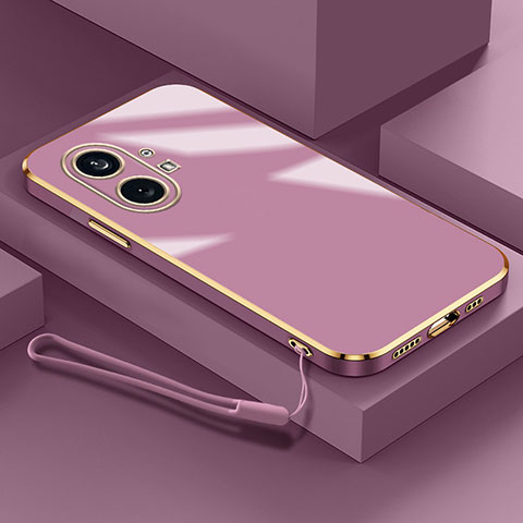 Funda Silicona Ultrafina Goma Carcasa S01 para Nothing Phone 1 Morado