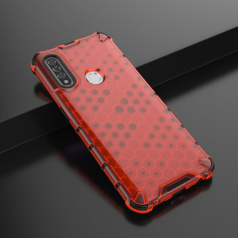 Funda Silicona Ultrafina Goma Carcasa S01 para Oppo A31 Rojo