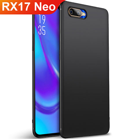 Funda Silicona Ultrafina Goma Carcasa S01 para Oppo RX17 Neo Negro