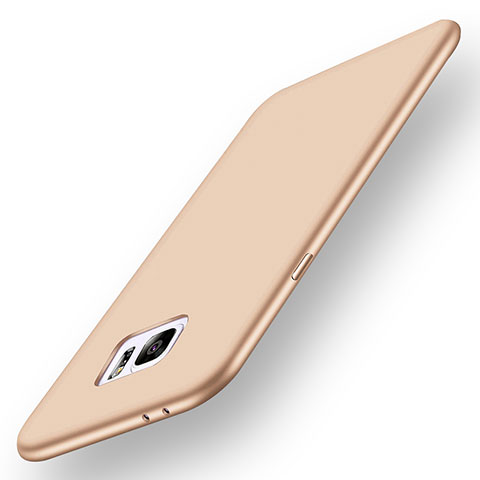 Funda Silicona Ultrafina Goma Carcasa S01 para Samsung Galaxy Note 7 Oro