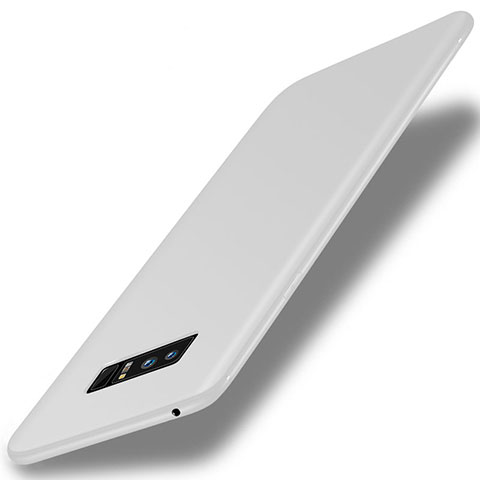 Funda Silicona Ultrafina Goma Carcasa S01 para Samsung Galaxy Note 8 Blanco