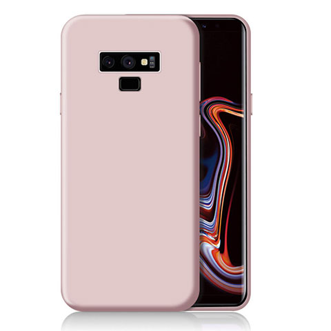 Funda Silicona Ultrafina Goma Carcasa S01 para Samsung Galaxy Note 9 Oro Rosa