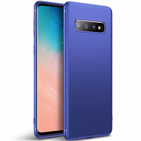 Funda Silicona Ultrafina Goma Carcasa S01 para Samsung Galaxy S10 Azul