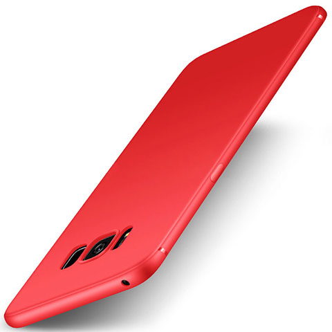 Funda Silicona Ultrafina Goma Carcasa S01 para Samsung Galaxy S8 Rojo