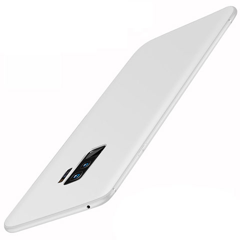 Funda Silicona Ultrafina Goma Carcasa S01 para Samsung Galaxy S9 Plus Blanco