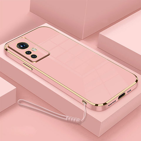 Funda Silicona Ultrafina Goma Carcasa S01 para Xiaomi Mi 12T 5G Rosa