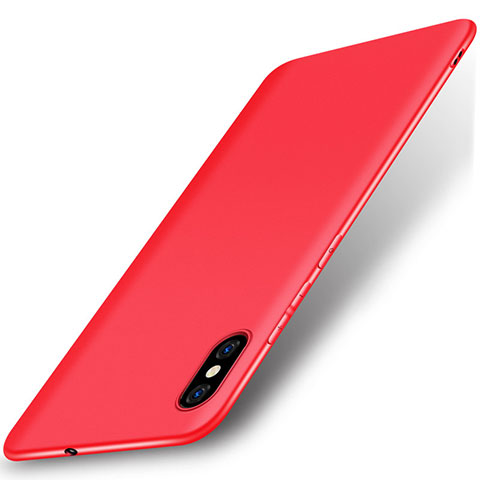 Funda Silicona Ultrafina Goma Carcasa S01 para Xiaomi Mi 8 Pro Global Version Rojo