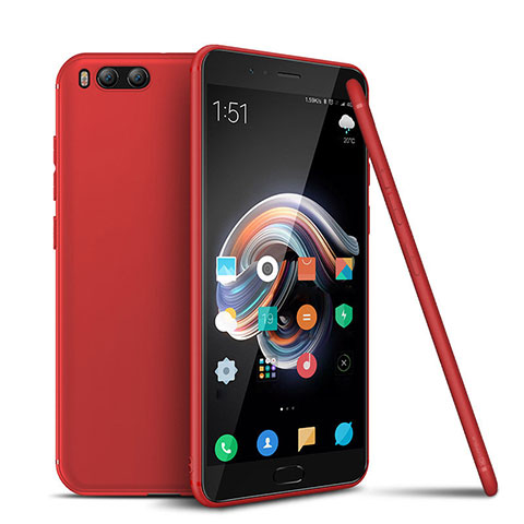 Funda Silicona Ultrafina Goma Carcasa S01 para Xiaomi Mi Note 3 Rojo