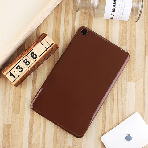 Funda Silicona Ultrafina Goma Carcasa S01 para Xiaomi Mi Pad 4 Marron