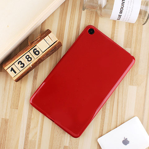 Funda Silicona Ultrafina Goma Carcasa S01 para Xiaomi Mi Pad 4 Rojo