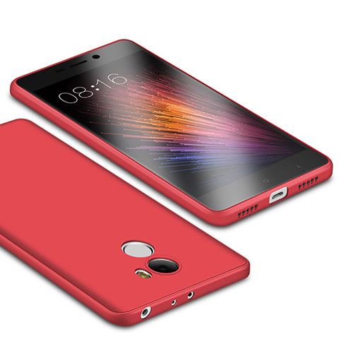 Funda Silicona Ultrafina Goma Carcasa S01 para Xiaomi Redmi 4 Standard Edition Rojo