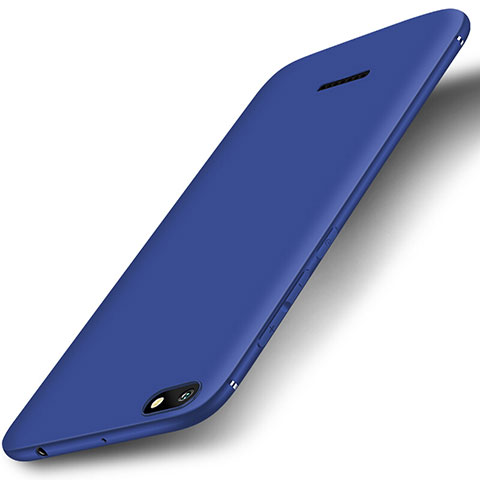 Funda Silicona Ultrafina Goma Carcasa S01 para Xiaomi Redmi 6A Azul