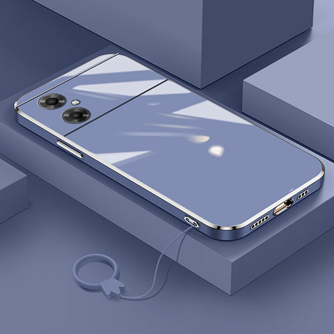 Funda Silicona Ultrafina Goma Carcasa S01 para Xiaomi Redmi Note 11R 5G Gris Lavanda