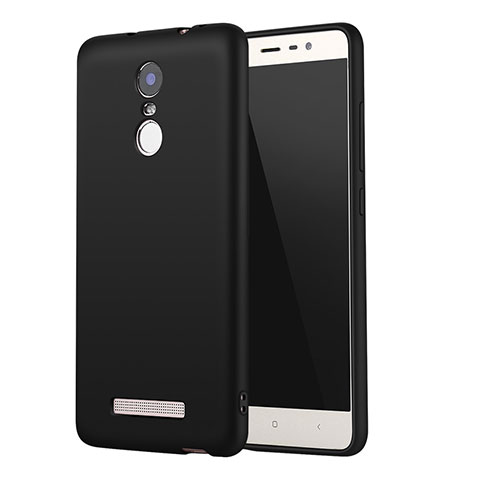 Funda Silicona Ultrafina Goma Carcasa S01 para Xiaomi Redmi Note 3 Pro Negro