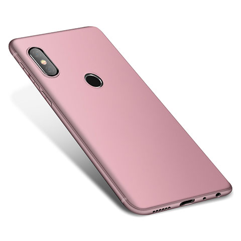 Funda Silicona Ultrafina Goma Carcasa S01 para Xiaomi Redmi Note 5 AI Dual Camera Rosa