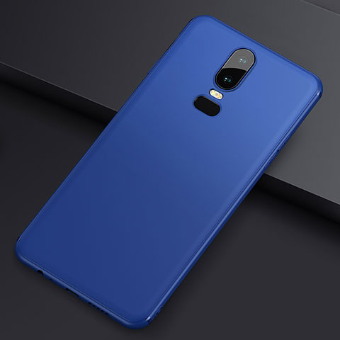 Funda Silicona Ultrafina Goma Carcasa S02 para OnePlus 6 Azul