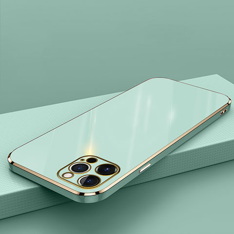 Funda Silicona Ultrafina Goma Carcasa S04 para Apple iPhone 14 Pro Verde