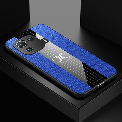 Funda Silicona Ultrafina Goma Carcasa S04 para Xiaomi Mi 11 Pro 5G Azul