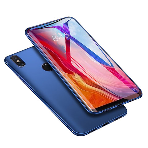 Funda Silicona Ultrafina Goma Carcasa S04 para Xiaomi Mi 8 Azul