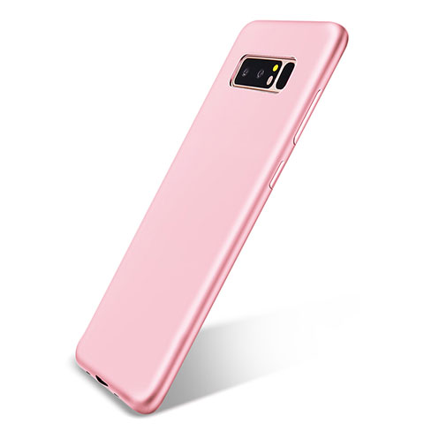 Funda Silicona Ultrafina Goma Carcasa S05 para Samsung Galaxy Note 8 Duos N950F Rosa