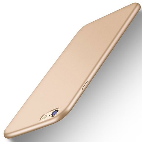 Funda Silicona Ultrafina Goma Carcasa U06 para Apple iPhone 6S Plus Oro