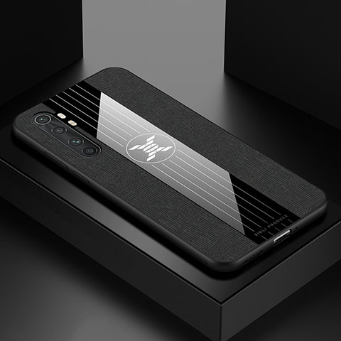 Funda Silicona Ultrafina Goma Carcasa X01L para Xiaomi Mi Note 10 Lite Negro