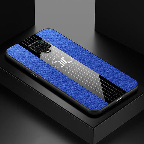 Funda Silicona Ultrafina Goma Carcasa X01L para Xiaomi Redmi Note 9 Pro Azul