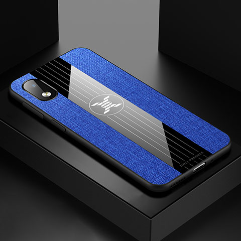Funda Silicona Ultrafina Goma Carcasa X02L para Samsung Galaxy A01 Core Azul