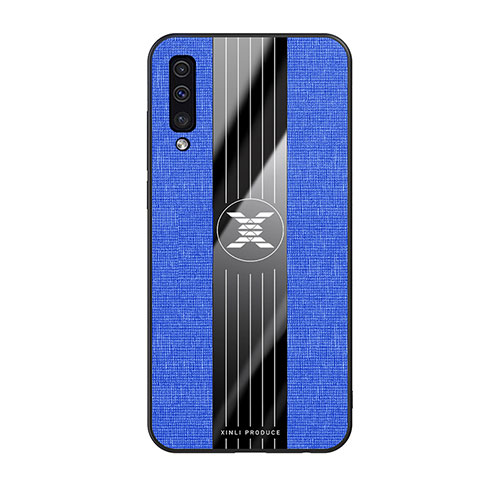 Funda Silicona Ultrafina Goma Carcasa X02L para Samsung Galaxy A50 Azul